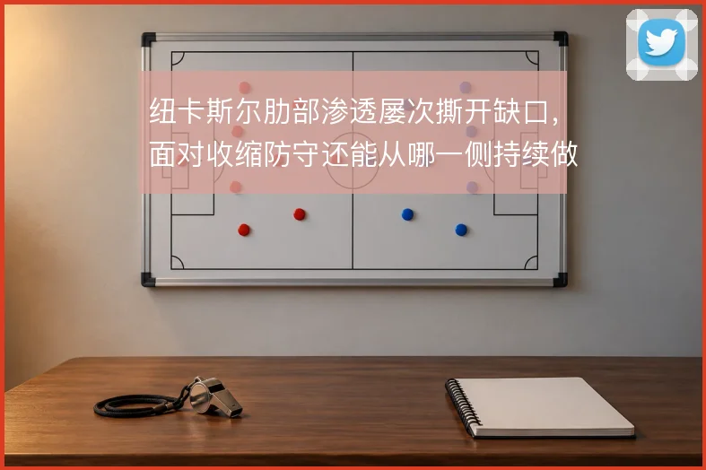 纽卡斯尔肋部渗透屡次撕开缺口，面对收缩防守还能从哪一侧持续做文章